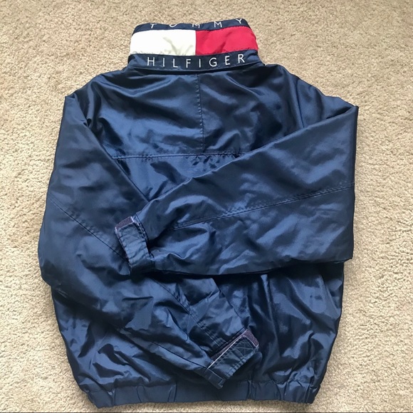Tommy Hilfiger Jacket Size Large Vintage Spell Out - Picture 1 of 8